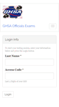 Mobile Screenshot of exam.ghsa.net